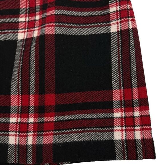 Talbots Wool Blend A-Line Plaid Skirt size 12P - Picture 6 of 10